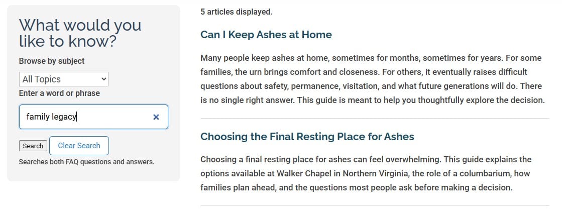 Home page Article search